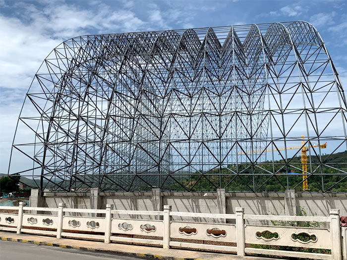 湘西山寨矿储煤棚网架